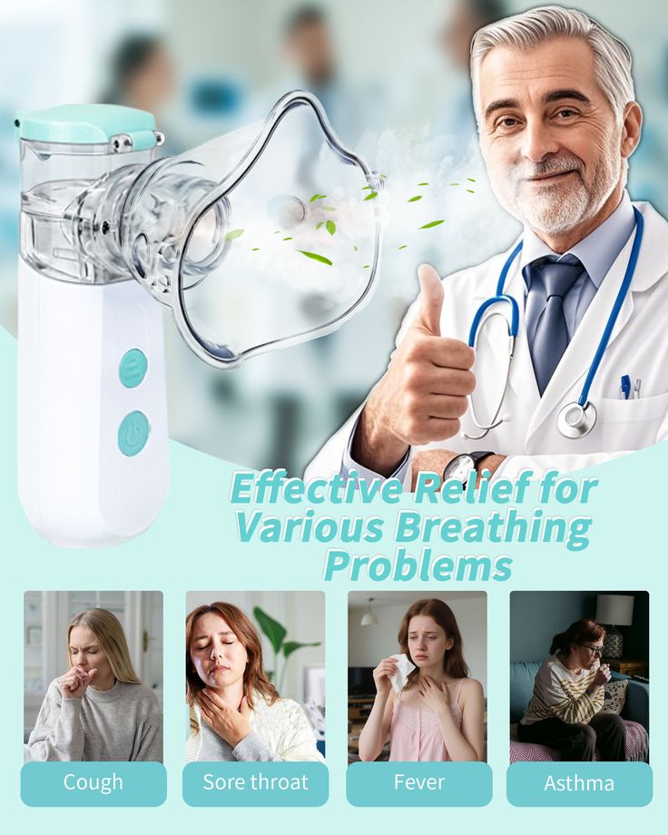 Portable Nebulizer – Ultra-Silent Mist Inhaler for Fast Relief